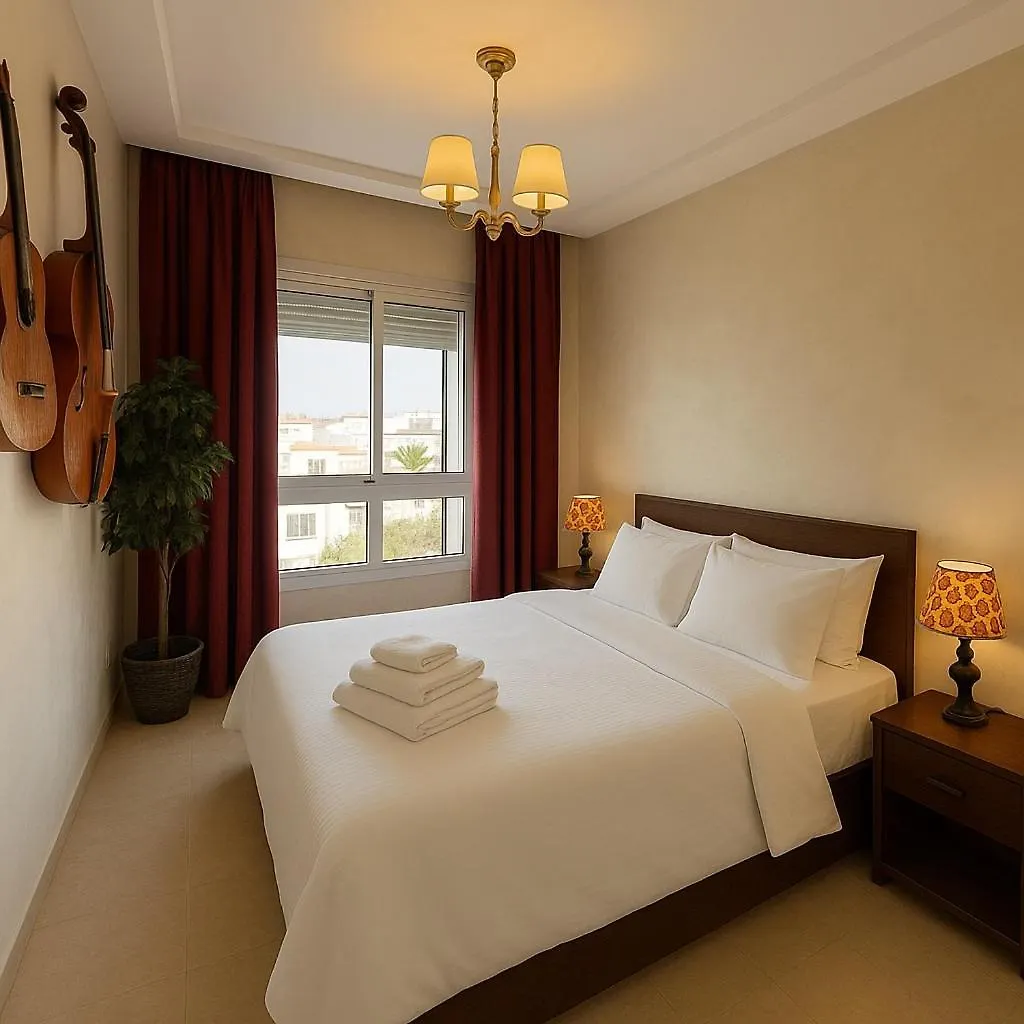 Cosy Ensoleille 3 Ch - Central Et Proche Du Train Et Tramway Casablanca